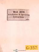 Gulton West-Gulton West 2070, Digital Display, Installation and Operations Manual-2070-01